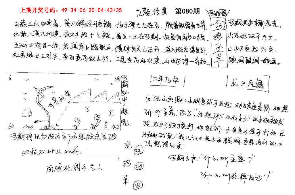 080期手写九龙内幕[图]
